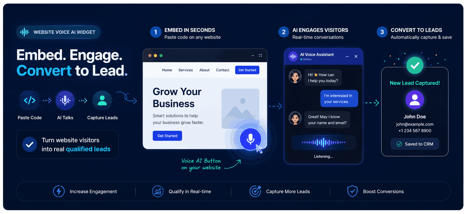 Website Voice Widget